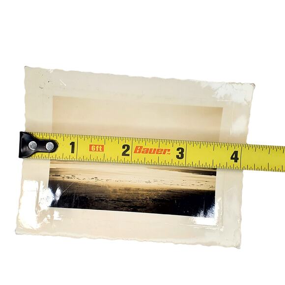 Vtg Pacific Ocean View Original Monochrome Photography 1940s Found Snapshot - Picture 4 of 4